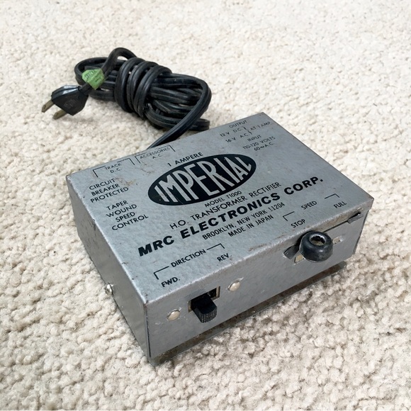 Vintage MRC IMPERIAL HO Transformer Rectifier Model T1000 - Model Railroad RARE! - Picture 1 of 12